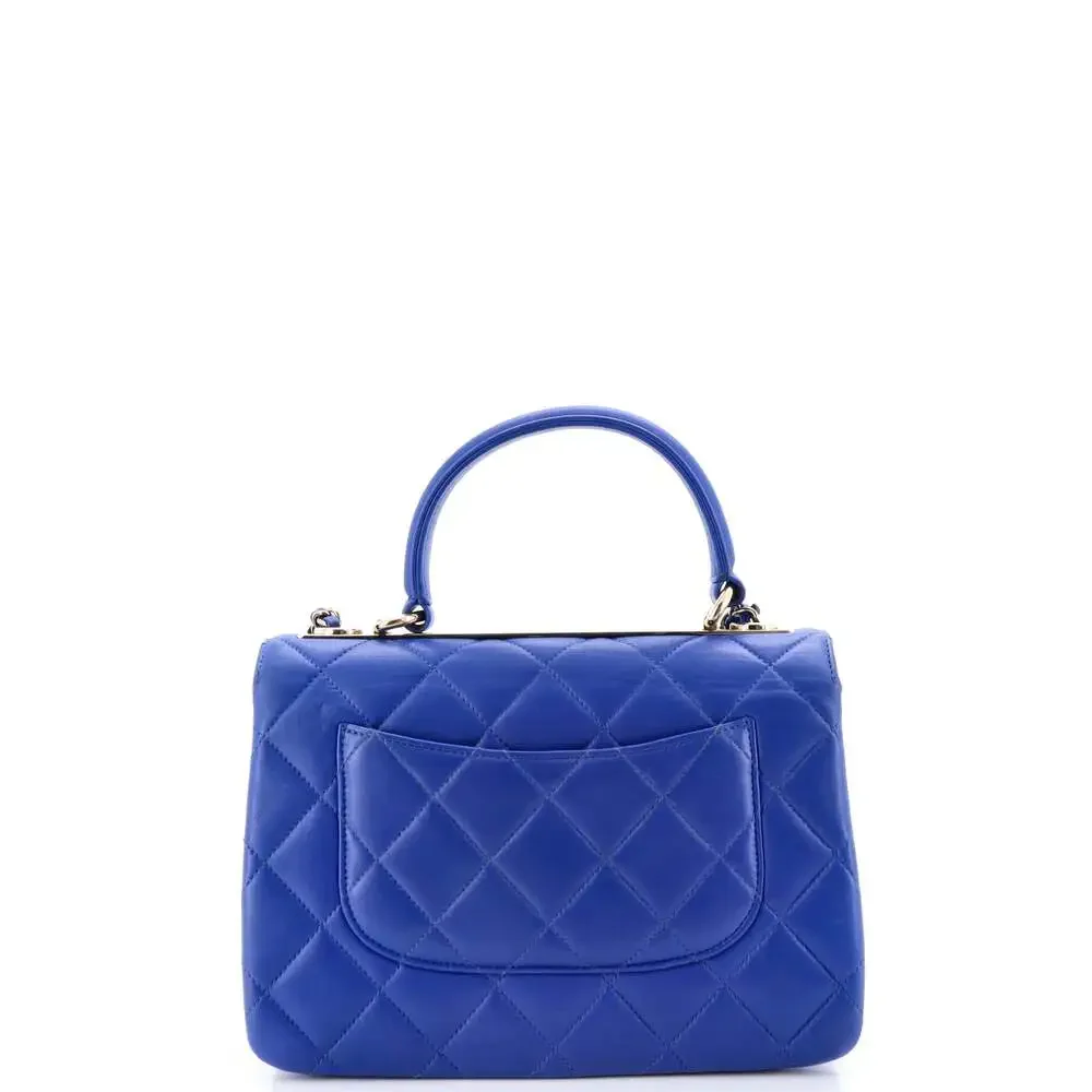 Chanel Trendy Cc Top Handle Bag Quilted #231121C49B - Picture 4 of 7